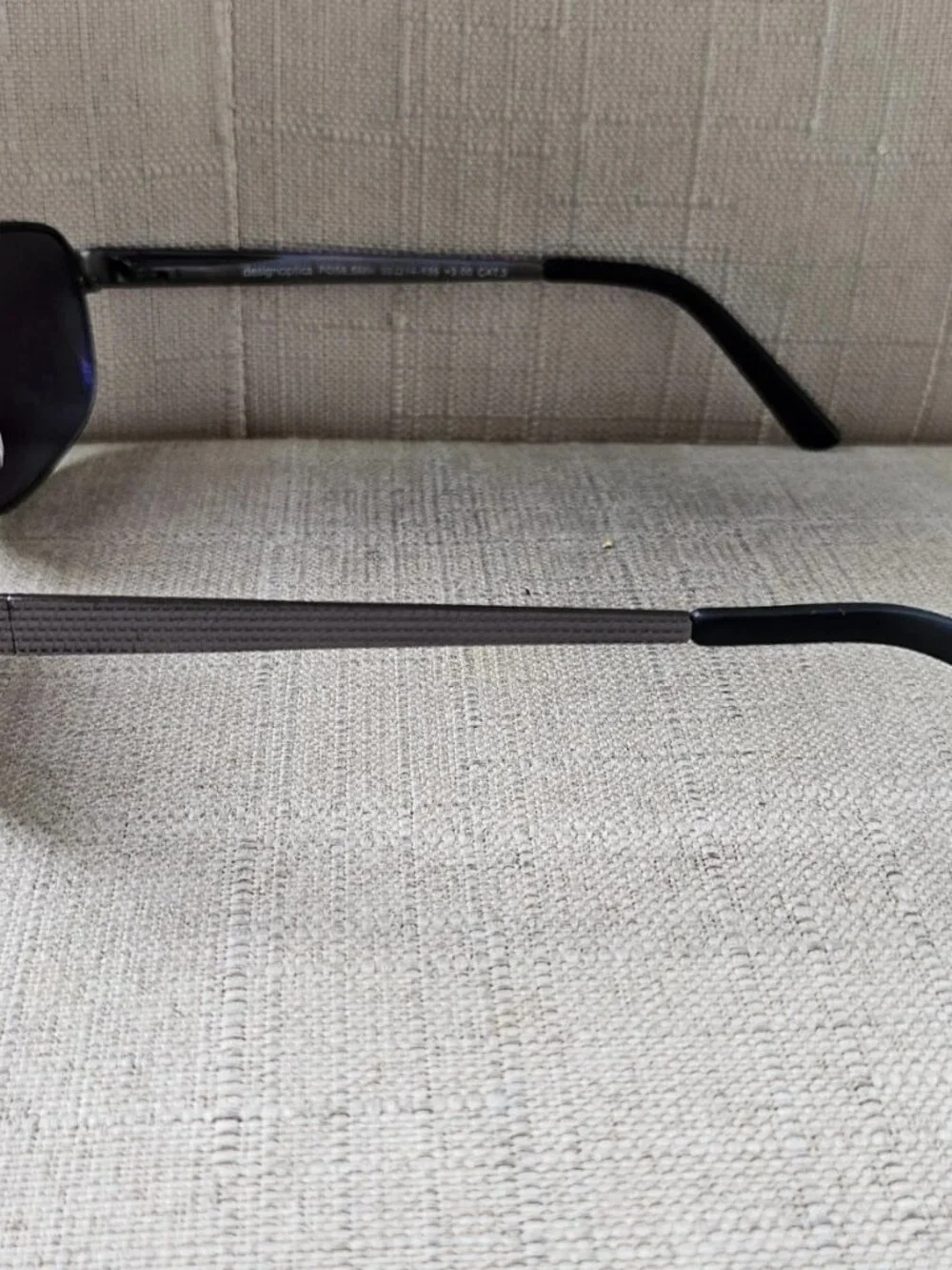 Design Optics by Foster Grant Men Reading Sunglasses Black Tone Metal Frame +3.0